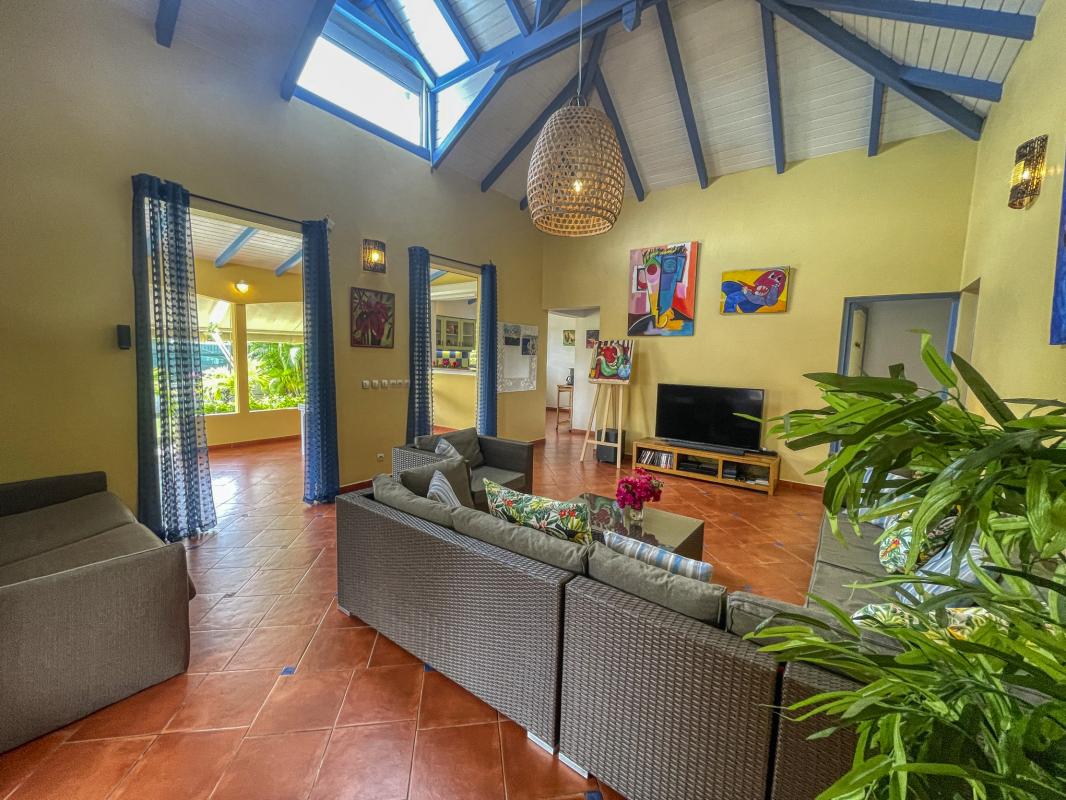 A louer villa sainte anne Guadeloupe-salon-20